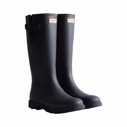 Hunter Mens Downpour Adjustable Wellington Boots - 11 UK, Navy