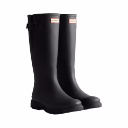 Hunter Mens Downpour Adjustable Wellington Boots - 10 UK, Black