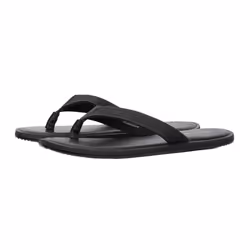 Jack And Jones Mens Washton Leather Flip Flops - 9 UK, Anthracite