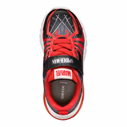 Geox Boys Ciberdron Trainers - 4 UK, Black/Red
