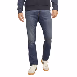Jack And Jones Mens Clark Original Jeans - 34R, Blue Denim