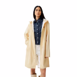 Hunter Unisex Adult Andrea Raincoat - S, Gravel