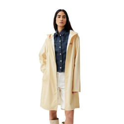 Hunter Unisex Adult Andrea Raincoat - L, Gravel