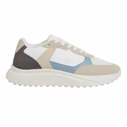Jack And Jones Mens Aspire Runner Trainers - 9 UK, Moonbeam/Citadel Blue