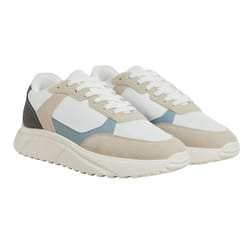 Jack And Jones Mens Aspire Runner Trainers - 7 UK, Moonbeam/Citadel Blue