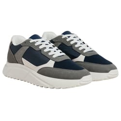 Jack And Jones Mens Aspire Runner Trainers - 11 UK, Castle Rock/Navy Blazer