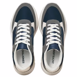 Jack And Jones Mens Aspire Runner Trainers - 11 UK, Castle Rock/Navy Blazer