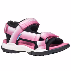 Geox Girls J Borealis Sandals - 2.5 UK, Fuchsia/Black