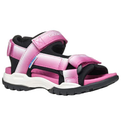 Geox Girls J Borealis Sandals - 2.5 UK, Fuchsia/Black