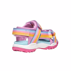 Geox Girls J Borealis Sandals - 1 UK, Dark Pink/Multicoloured