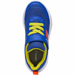 Geox Boys J Sprintye Trainers - 5 UK, Royal Blue/Red