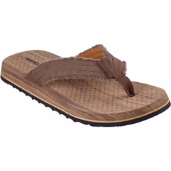 Skechers Mens Tantric Fritz Flip Flops - 6 UK, Brown