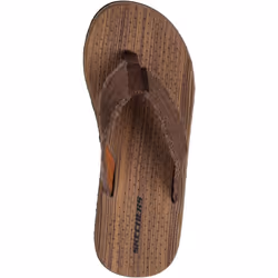 Skechers Mens Tantric Fritz Flip Flops - 7 UK, Brown
