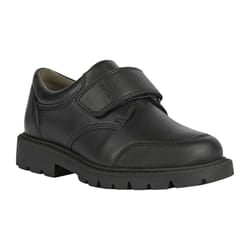 Geox Boys Shaylax Leather School Shoes - 9 UK Child, Black