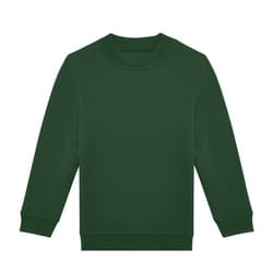 B&C Childrens/Kids ID.332 Crew Neck Sweatshirt - 12-13 Years, Bottle Green