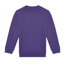 B&C Childrens/Kids ID.332 Crew Neck Sweatshirt - 12-13 Years, Radiant Purple