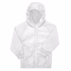 B&C Childrens/Kids #Reset Windbreaker - 12-13 Years, White