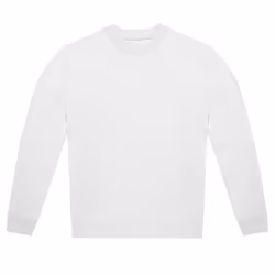 B&C Unisex Adult ID.222 Crew Neck Sweatshirt - XS, White