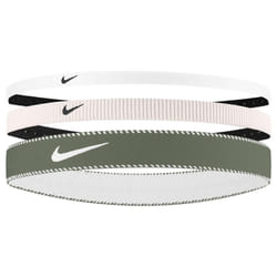 Nike Classic Mixed Flexible Headband (Pack of 3) - One Size, Light Pink/White/Green