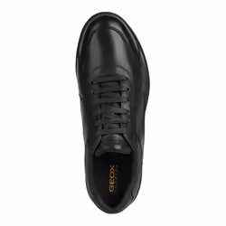 Geox Mens U Spherica EC12 Leather Shoes - 10.5 UK, Black