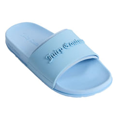 Juicy Couture Womens/Ladies Embossed Sliders - 7 UK, Dusky Blue