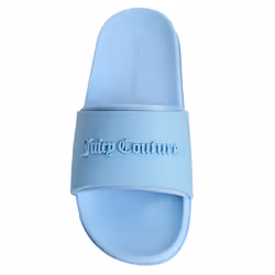Juicy Couture Womens/Ladies Embossed Sliders - 7 UK, Dusky Blue