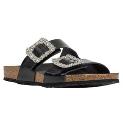 Geox Womens/Ladies D Brionia R Grain Leather Sandals - 3 UK, Black