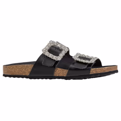 Geox Womens/Ladies D Brionia R Grain Leather Sandals - 3 UK, Black