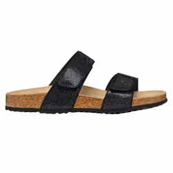 Geox Womens/Ladies D Brionia R Leather Sandals - 7 UK, Black