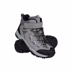 Mountain Warehouse Womens/Ladies Adventurer Adaptive Waterproof Walking Boots - 8 UK, Light Grey
