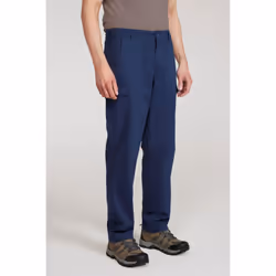 Mountain Warehouse Mens Lakeside Cargo Trousers - 30R, Blue