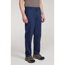 Mountain Warehouse Mens Lakeside Cargo Trousers - 30R, Blue
