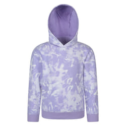 Mountain Warehouse Childrens/Kids Tie Dye Organic Hoodie - 5-6 Years, Purple