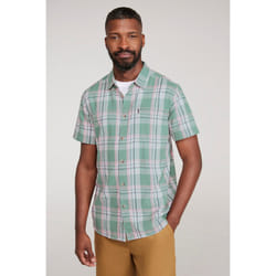 Mountain Warehouse Mens Cotton Shirt - XL, Bright Green