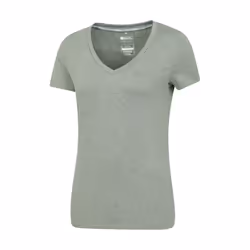 Mountain Warehouse Womens/Ladies Vitality V Neck T-Shirt - 4 UK, Khaki Green