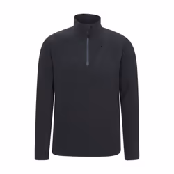 Mountain Warehouse Mens Ridge Half Zip Fleece Top - XS, Black