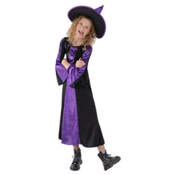 Smiffys Girls Bewitched Costume - 10-12 Years, Purple