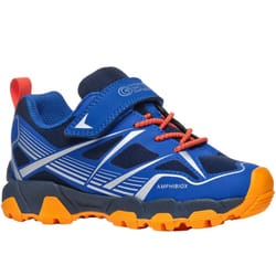 Geox Boys Magnetar Abx Trainers - 11 UK Child, Royal Blue/Orange