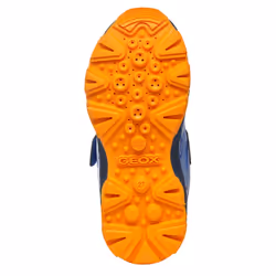 Geox Boys Magnetar Abx Trainers - 11 UK Child, Royal Blue/Orange