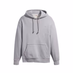 Levis Mens Graphic Relaxed Fit Hoodie - S, Grey Marl
