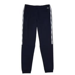 Lacoste Mens Branded Tape Jogging Bottoms - XS, Blue