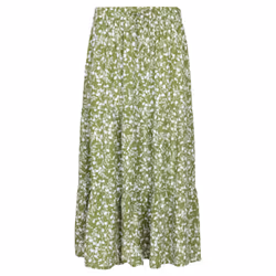 Mountain Warehouse Womens/Ladies Palermo Tiered Midi Skirt - 18 UK, Green