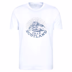 Mountain Warehouse Mens Oban Short-Sleeved T-Shirt - L, White