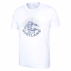 Mountain Warehouse Mens Oban Short-Sleeved T-Shirt - L, White