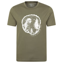 Mountain Warehouse Mens Off The Beaten Track T-Shirt - L, Khaki Green