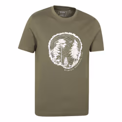 Mountain Warehouse Mens Off The Beaten Track T-Shirt - L, Khaki Green