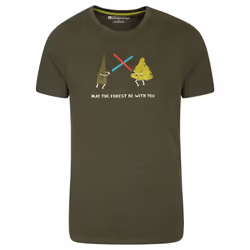 Mountain Warehouse Mens May The Forest Be With You T-Shirt - XXL, Khaki Green