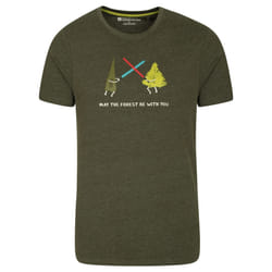 Mountain Warehouse Mens May The Forest Be With You T-Shirt - XXL, Khaki Green