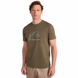 Mountain Warehouse Mens May The Forest Be With You T-Shirt - XXL, Khaki Green