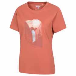 Mountain Warehouse Womens/Ladies Waterfall Relaxed Fit T-Shirt - 6 UK, Rust